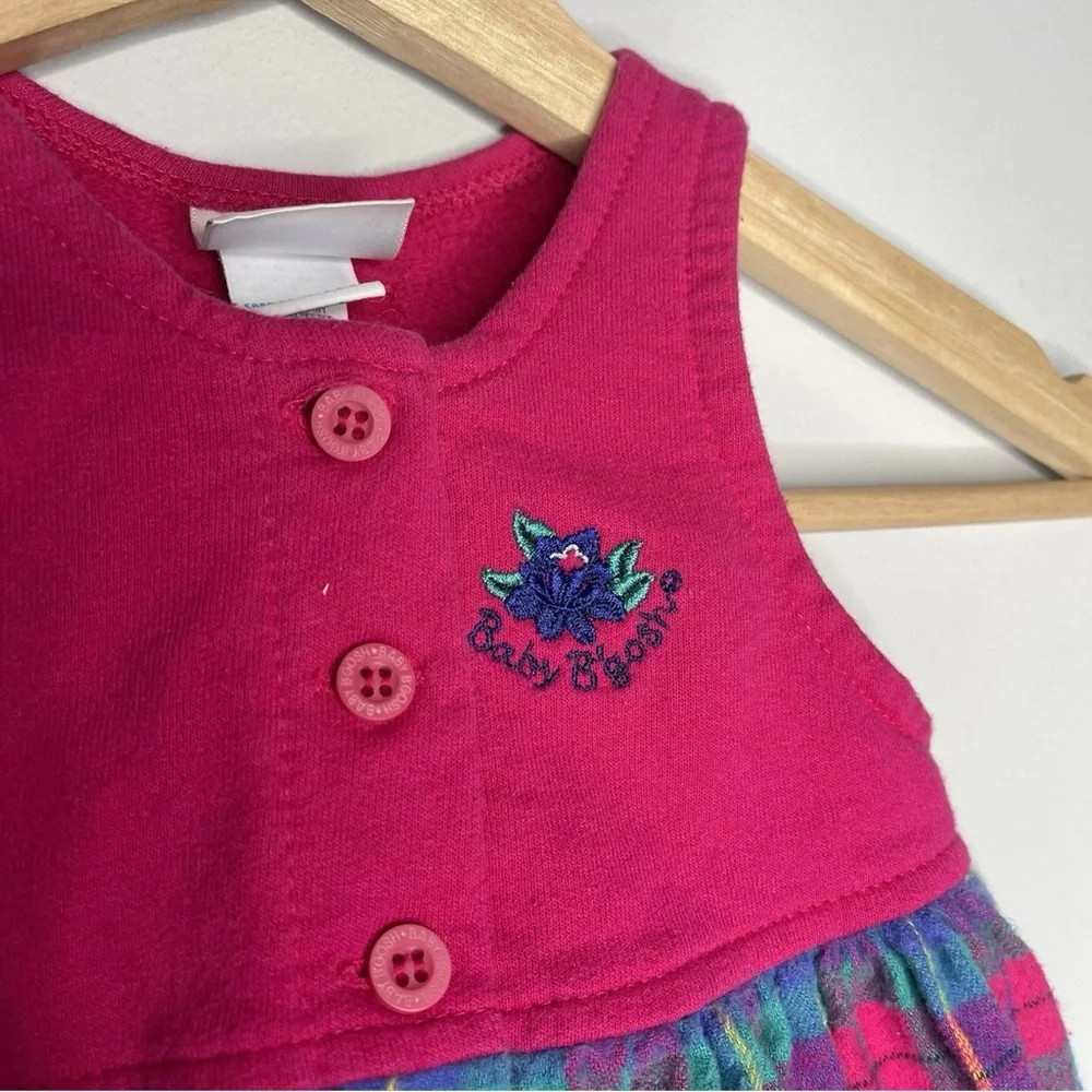 Girls vintage Oshkosh B’Gosh Sleeveless Dress with Embroidery 18months‎